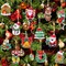 12-Piece Christmas Diamond Painting Keychain Kit – 5D DIY Hanging Ornaments for Kids & Family Holiday Crafts and Decor